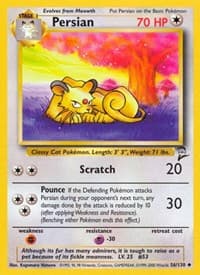 Persian - Base Set 2 - Pokemon card