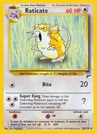 Raticate - Base Set 2 - Pokemon card