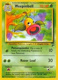 Weepinbell - Base Set 2 - Pokemon card