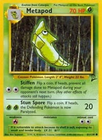 Metapod - Base Set 2 - Pokemon card