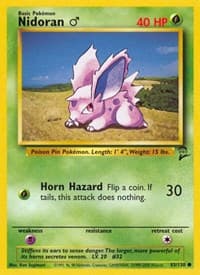 Nidoran M - Base Set 2 - Pokemon card