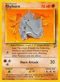 Rhyhorn - Base Set 2 - Pokemon card