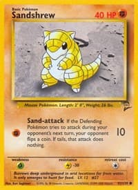 Sandshrew - Base Set 2 - Pokemon card