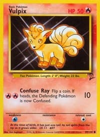 Vulpix - Base Set 2 - Pokemon card