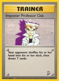 Imposter Professor Oak - Base Set 2 - Pokemon card