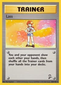 Lass - Base Set 2 - Pokemon card