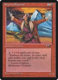 Storm Shaman (Female) - Alliances - Magic: The Gathering card