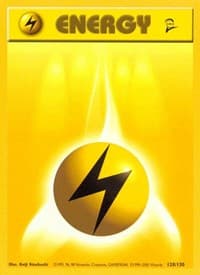 Lightning Energy - Base Set 2 - Pokemon card