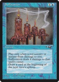Suffocation - Alliances - Magic: The Gathering card