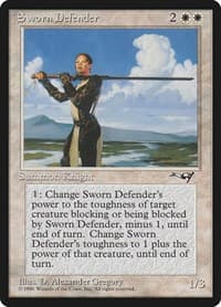 Sworn Defender - Alliances - Magic: The Gathering card