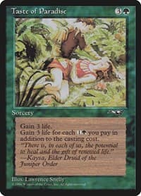 Taste of Paradise - Alliances - Magic: The Gathering card