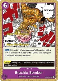 Brachio Bomber - ST-04: Starter Deck 4 Animal Kingdom Pirates (Super Pre-Release Edition) - One Piece Card Game card