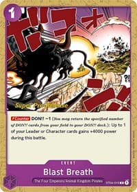 Blast Breath - ST-04: Starter Deck 4 Animal Kingdom Pirates (Super Pre-Release Edition) - One Piece Card Game card