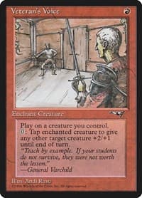 Veteran's Voice - Alliances - Magic: The Gathering card