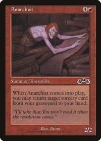 Anarchist - Exodus - Magic: The Gathering card
