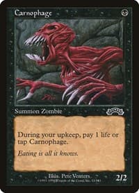Carnophage - Exodus - Magic: The Gathering card