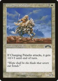 Charging Paladin - Exodus - Magic: The Gathering card