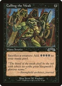 Culling the Weak - Exodus - Magic: The Gathering card