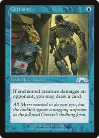 Curiosity - Exodus - Magic: The Gathering card