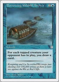 Borrowing 100,000 Arrows - Portal Three Kingdoms - Magic: The Gathering card