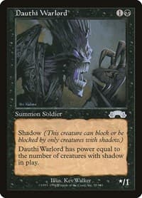 Dauthi Warlord - Exodus - Magic: The Gathering card
