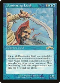 Dominating Licid - Exodus - Magic: The Gathering card