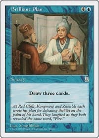 Brilliant Plan - Portal Three Kingdoms - Magic: The Gathering card