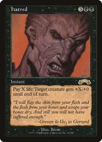 Hatred - Exodus - Magic: The Gathering card