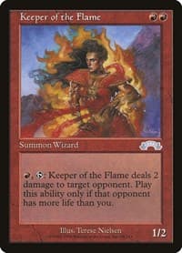 Keeper of the Flame - Exodus - Magic: The Gathering card