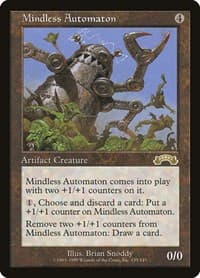 Mindless Automaton - Exodus - Magic: The Gathering card