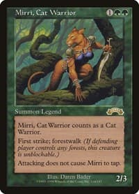 Mirri, Cat Warrior - Exodus - Magic: The Gathering card