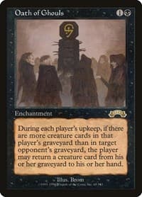Oath of Ghouls - Exodus - Magic: The Gathering card