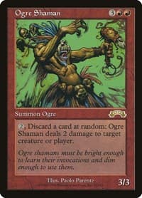 Ogre Shaman - Exodus - Magic: The Gathering card