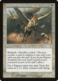 Pegasus Stampede - Exodus - Magic: The Gathering card