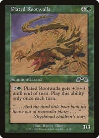 Plated Rootwalla - Exodus - Magic: The Gathering card