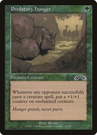 Predatory Hunger - Exodus - Magic: The Gathering card