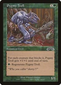 Pygmy Troll - Exodus - Magic: The Gathering card