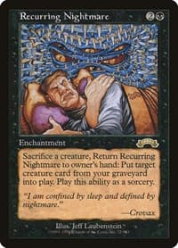 Recurring Nightmare - Exodus - Magic: The Gathering card
