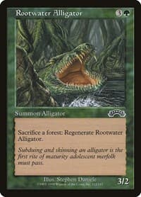 Rootwater Alligator - Exodus - Magic: The Gathering card