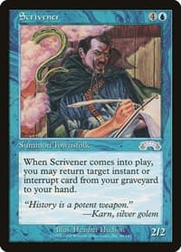 Scrivener - Exodus - Magic: The Gathering card