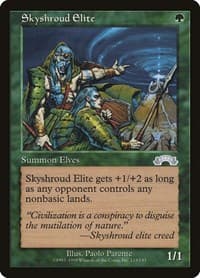 Skyshroud Elite - Exodus - Magic: The Gathering card