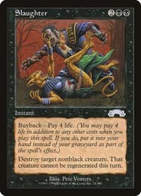 Slaughter - Exodus - Magic: The Gathering card