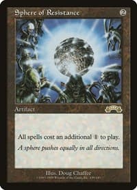 Sphere of Resistance - Exodus - Magic: The Gathering card