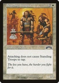 Standing Troops - Exodus - Magic: The Gathering card