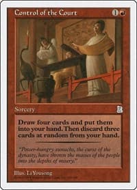 Control of the Court - Portal Three Kingdoms - Magic: The Gathering card