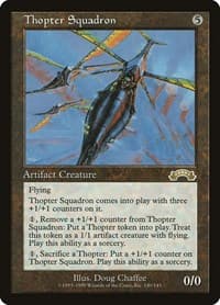 Thopter Squadron - Exodus - Magic: The Gathering card