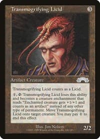 Transmogrifying Licid - Exodus - Magic: The Gathering card