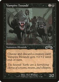 Vampire Hounds - Exodus - Magic: The Gathering card