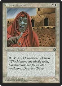 Abbey Matron - Homelands - Magic: The Gathering card
