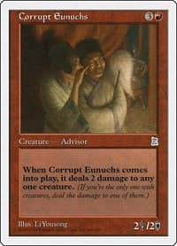 Corrupt Eunuchs - Portal Three Kingdoms - Magic: The Gathering card